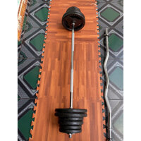 Đòn tập tạ đơn thẳng dài phi 27 dài 1.2m, nặng 5kg