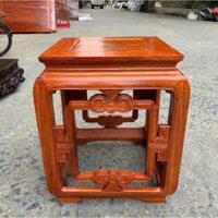 Đôn triện Đôn Vuông Lối Xưa ghế vuông chiện đôn gỗ trang trí  gỗ hương vuông 40 cao 57cm