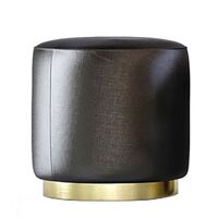 Đôn tròn trơn chân inox mạ PVD