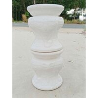 Đôn tượng gốm, đôn voi, đôn voi ba mặt, đôn kệ chậu cây cảnh bonsai
