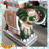 Đôn voi gốm, đôn kệ cây cảnh, con voi gốm sứ, Đôn voi, đôn kệ chậu cây, con voi gốm sứ, đôn chậu cây cảnh mini