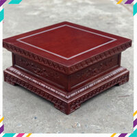 Đôn Vuông , Đế tượng gỗ Hương  kê cây cảnh ,đồ phong thuỷ trang trí nhà cửa gỗ hương