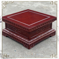 Đôn Vuông , Đế tượng gỗ Hương  kê cây cảnh ,đồ phong thuỷ trang trí nhà cửa gỗ hương