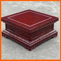 Đôn Vuông , Đế tượng gỗ Hương  kê cây cảnh ,đồ phong thuỷ trang trí nhà cửa gỗ hương