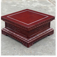 Đôn Vuông , Đế tượng gỗ Hương  kê cây cảnh ,đồ phong thuỷ trang trí nhà cửa gỗ hương