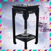 Đôn vuông giả cổ bày đồ kê tượng,cây cảnh gỗ gụ mặt 30,35,40cm cao 50,60,70,80
