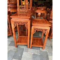 ĐÔN VUÔNG GỖ HƯƠNG TRANG TRÍ CAO CẤP MẶT VUÔNG 30 CAO 40-50-60-70-80 CM ( 1 sản phẩm )