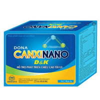 Dona Canxinano D&K, hỗ trợ phát triển chiều cao, giúp hạn chế hiện tượng còi xương
