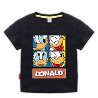 DONALD DUCK DISNEY Áo Thun In Hình Vịt Donald Cho Bé Trai Từ 2-10 Tuổi