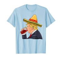 Donald Trump Uống Michelada Cinco De Họa Tiết Áo Thun Mới