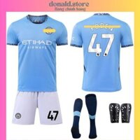 Donaldstore Bộ Quần Áo Bóng Đá Câu Lạc Bộ Man.ches.ter City MERRY SPORT Mùa Giải 24/25-Vải Thái Cao Cấp phom Châu Âu
