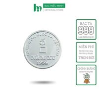 Đồng bạc Cạo Gió Bạc Ta Nguyên Chất S99 Năm Xu Đường Kính 2.3cm BẠC HIỂU MINH XDG9