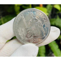 Đồng bạc Đông Dương cổ 1908 ( mới 99% )