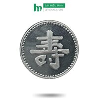 Đồng bạc Hoa Xòe Cạo Gió Đánh Gió Đánh Cảm Chữ Thọ Bạc Nguyên Chất S999 BẠC HIỂU MINH XDG18