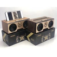 [Dòng cao cấp] Loa bluetooth vỏ gỗ Kimiso KM7 - Bass mạnh, không rè