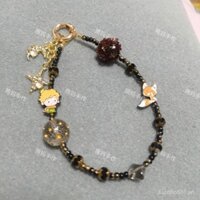 Dòng chủ đề Hoàng tử bé Chuỗi điện thoại di động Little Fox Planet Rose Volcanic Stone Séc Glass Korea Keo tùy chỉnh Hạt