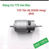 Động Cơ 775 Huyền Thoại 2 Đầu Mới 12V-24V, Tốc Độ 20500 vòng/phút, Mới Chạy Rất Êm và Khoẻ