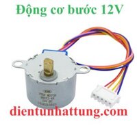 ĐỘNG CƠ BƯỚC 12V, DC STEP DÙNG BỘ ĐIỀU KHIỂN ULN2003