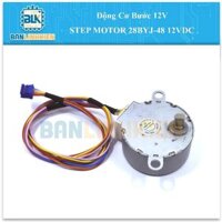 Động Cơ Bước 12V STEP MOTOR 28BYJ-48 12VDC                                               Yêu thích