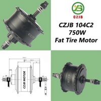 Động Cơ CZJB 48V750W Chế xe đạp Bánh Béo & Xe Xích Lô Thành Xe Trợ Lực Điện