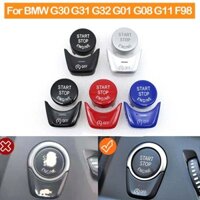 Động Cơ Đánh Lửa Bắt Đầu Dừng Tắt Nút Công Tắc Bao Viền Cho Xe BMW 1 5 6 7 X3 X4 Series F52 G31 G08 G02 F98 F97 G32 G11 G12