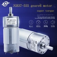 ♘Động cơ DC 555 DC Gear Motor Micro 12V 24V Tất cả các bánh răng kim loại Động cơ mô-men xoắn cao