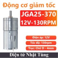 Động cơ DC JGA25-370 12V 1360rpm, Động cơ DC giảm tốc