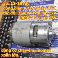 động cơ DC RS-775, 12-18V 3500-4900V/P, 250g, trục 5mm kde4899