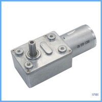 Động cơ điện giảm tốc Super 6V 12V24V 2 vòng / phút đến 375 vòng / phút Động cơ mô-men xoắn Động cơ bánh răng giun kim loại Mini có trục (JGY370)