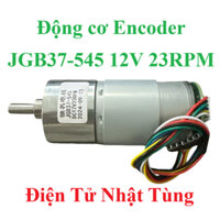 ĐỘNG CƠ ENCODER JGB37-545 12V 23RPM + 47RPM, DC GIẢM TỐC