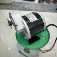 Động cơ giảm tốc 12v 350w, 24v 350w chế xe điện, motor tời điện, kéo vật nặng