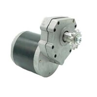 Động cơ giảm tốc 12V 600W có chổi than chế tạo robot, motor giảm tốc 24V 600w, motor 12V giảm tốc