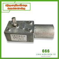 Động cơ giảm tốc 24v 10 vòng/phút trục 6mm JGY370