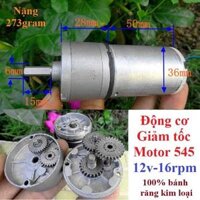 Động cơ giảm tốc cỡ trung Motor 550, 775 - 12v-16rpm