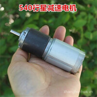 Động Cơ Giảm Tốc DC hành tinh 540 Tỷ lệ giảm tốc cao mô-men xoắn lớn Động cơ chậm 12V 5 vòng/phút