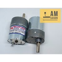 Động cơ giảm tốc JGB37 1:60 Đài Loan, 100RPM momen xoắn cao DC 24V, motor giảm tốc chế mô hình, robot...