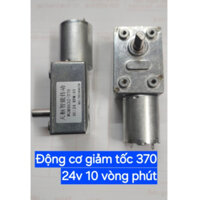 Động cơ giảm tốc JGY370 DC mô-men xoắn cao motor hộp số 24v 10rpm