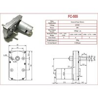 Động cơ hộp giảm tốc 12/24VDC
