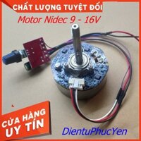 Động cơ không chổi than - motor brushless chế quạt 9V - 16V - BLDC PWM