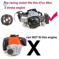 Động Cơ Ly Hợp Mini 44-6 49Cc Cho Xe Mô Tô Địa Hình ATV Quad Buggy