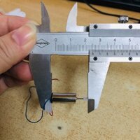 Động cơ máy bay Syma S8 kích thước 25x7mm kèm bánh răng 7 răng