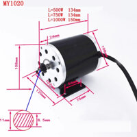 Động cơ Motor 12v 500w 24v 500w 36v 500w không giảm tốc