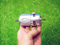 Động cơ motor 795 12V DC, động cơ 795 trục kép 2 đầu trục