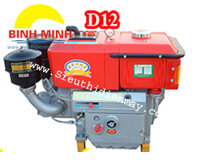 Động cơ nổ Diesel D12 ( Làm mát bằng gió)  Thông số kỹ thuật