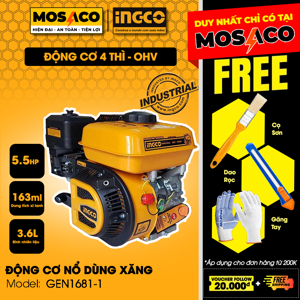Động cơ nổ hiệu Ingco GEN1681-1