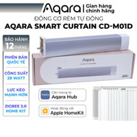 Động cơ rèm Aqara Smart Curtain CD-M01D bản Quốc Tế - Tự động đóng/ mở, Điều khiển từ xa, tương thích Apple HomeKit