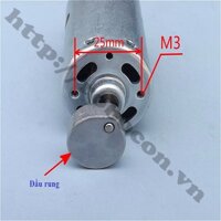 Động Cơ Rung 555 – 24V – 2 Đầu Bạc