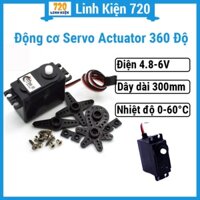 Động cơ Servo Actuator 360 độ, sử dụng cho DIY, cánh tay robot, ô tô điều khiển từ xa...