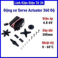 Động cơ Servo Actuator 360 độ, tương đối dễ bằng cách sử dụng các vi điều khiển