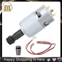 Động cơ trục chính 775 DC 12V-24V 20000 vòng / phút Động cơ điện Vòng bi mô-men xoắn lớn Trục chính công suất cao cho máy khắc CNC 3018